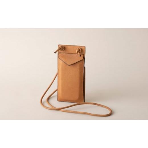 ふるさと納税 カバン ショルダーバッグ 東京都 墨田区 ENVELOPE New(野生鹿革のスマートフォン ミニショルダーバッグ) BK(ブラック)   1481 B…