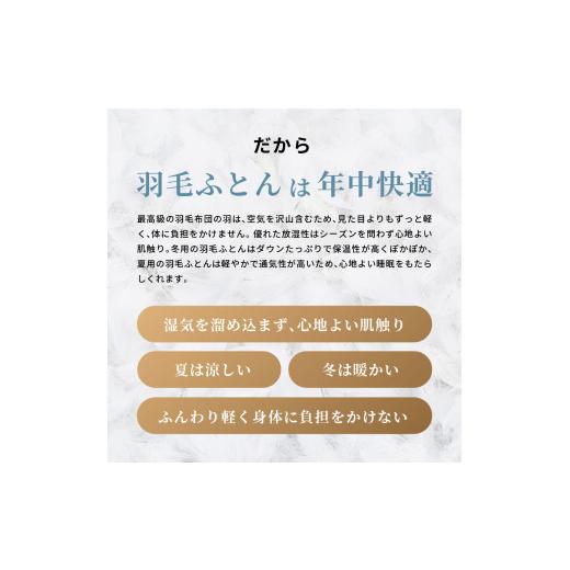 ふるさと納税 タオル・寝具 掛け布団 山梨県 富士吉田市 創業100年 匠がつくる羽毛合い掛けふとん（シングル）ブルー ブルー_6