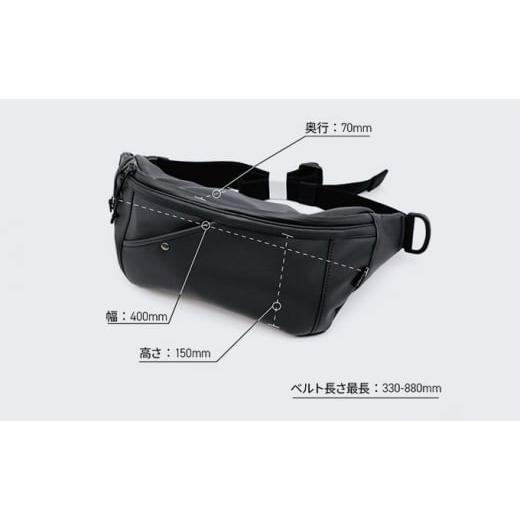 ふるさと納税 カバン ボディバッグ・ワンショルダー 静岡県 浜松市 ボディーバッグ -Luna- ブラック　 No.5786-8638 4907 ブラック_2