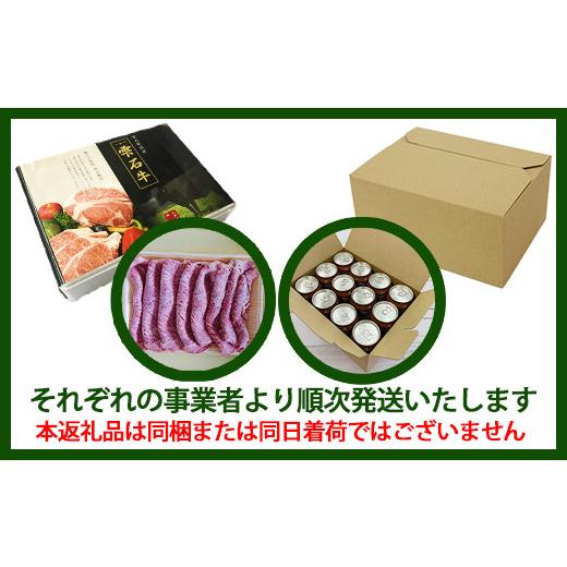 ふるさと納税 ビール 地ビール 岩手県 八幡平市  八幡平市 × 雫石町 共通返礼品 お肉 と お酒 の贅沢セット （ ドラゴンアイ マグマ \u0026 雫石牛 肩ロース …の画像