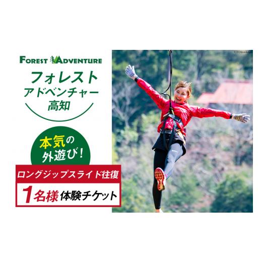 ふるさと納税 体験チケット 高知県 津野町 フォレストアドベンチャー・高知の ロングジップスライド 往復 1名様体験チケット 谷脇工業(フォレストアドベンチャ…