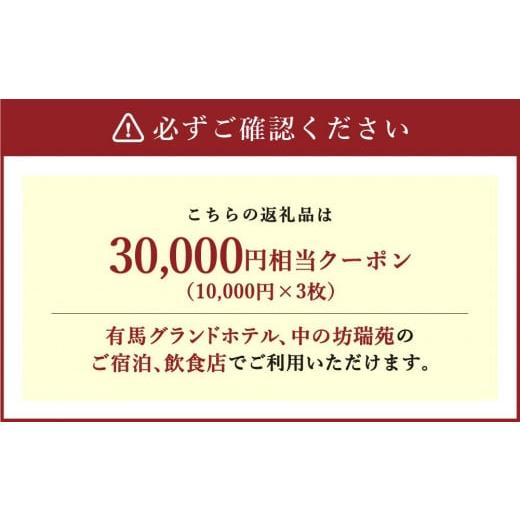 ふるさと納税 兵庫県 神戸市 有馬温泉「有馬グランドホテル」「中の坊瑞苑」　中の坊ギフトクーポン（30000円相当）｜furusatochoice｜03