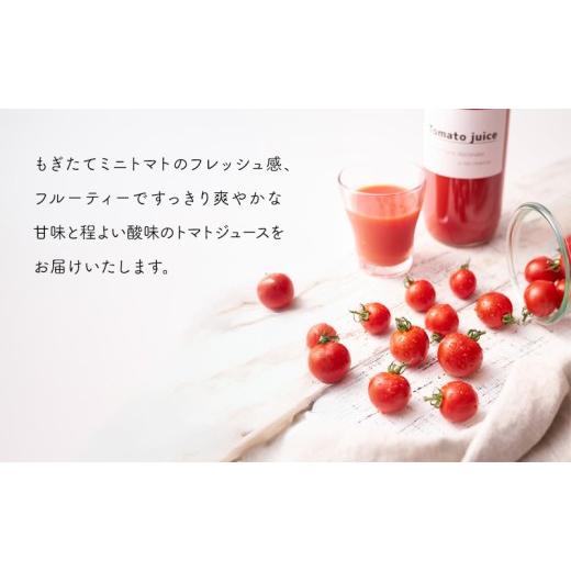ふるさと納税 果汁飲料 トマト 北海道 仁木町 先行受付 2026年産 ミニトマト ジュース (北海道 仁木町産 ミニトマト エコスイート 100%) 1L×6本 無塩・無糖・…の画像