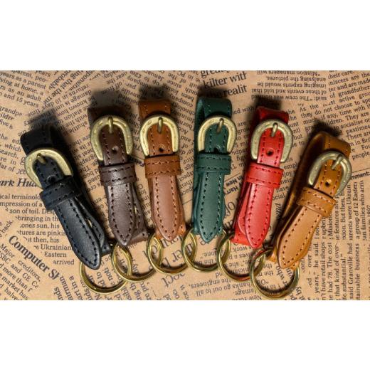 ふるさと納税 雑貨・日用品 滋賀県 栗東市 蹄鉄バックルキーリング (キャメル) 栗東市 / 株式会社ブルズエフ BIAU517 キャメル