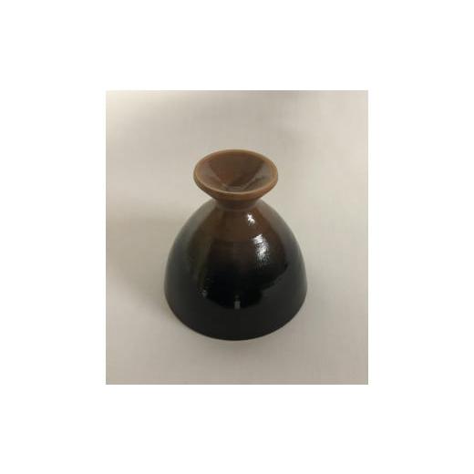 ふるさと納税 陶磁器・漆器・ガラス 山口県 山口市 C015 萩黒釉金彩杯の画像