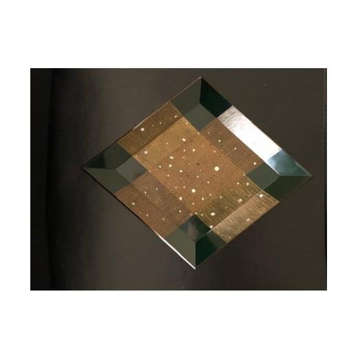 ふるさと納税 民芸品・工芸品 奈良県 奈良市 A-37 糸巻文蒔絵螺鈿菱形盆 数量限定1点 ギャラリー艸小路