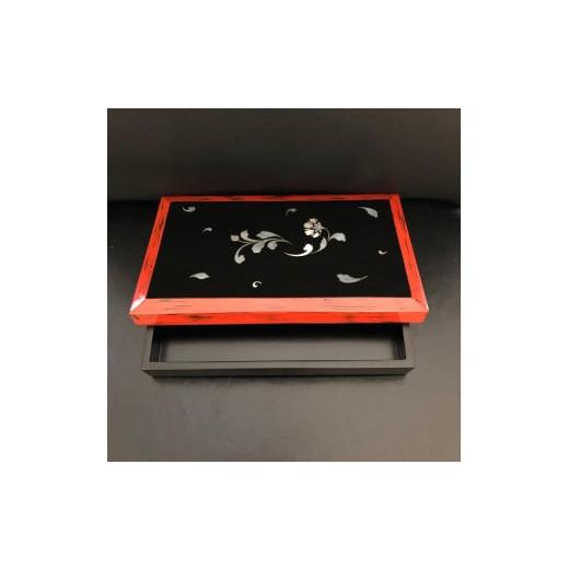 ふるさと納税 民芸品・工芸品 奈良県 奈良市 P-03 奈良漆器文箱 数量限定1点 ギャラリー艸小路