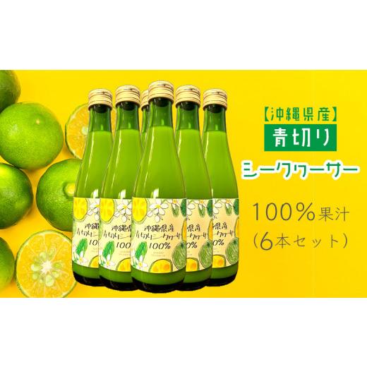 ふるさと納税 果汁飲料 みかん 沖縄県 本部町 沖縄県産青切りシークヮーサー100％果汁（6本セット） 沖縄県 沖縄 青果 果実 フレッシュ 瓶 シークァーサー 本…_1