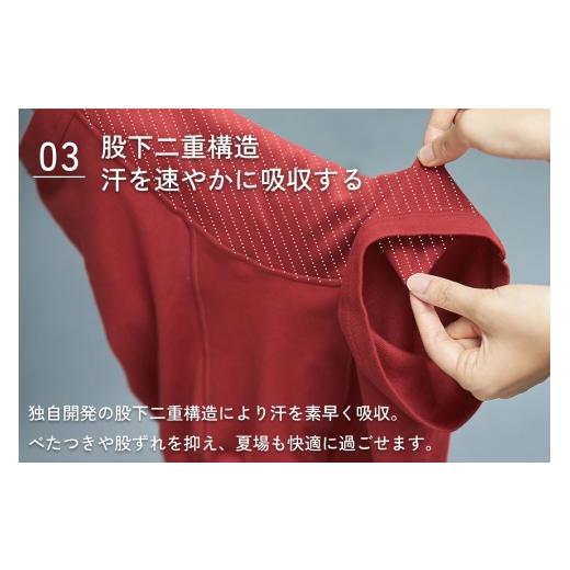 ふるさと納税 服 男 大阪府 守口市 股ずれNOアンダーウェア「SURENA」赤 M×3枚｜オーギュストケクレ 大阪府 守口市 メンズ パンツ 下着 前開き 2100 Mの画像