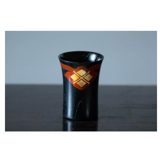 ふるさと納税 陶磁器・漆器・ガラス 岩手県 平泉町 秀衡カップ1個　(黒) ／ 漆器 お酒 ジュース おちょこ ぐいのみ グラス 食器 漆塗 うるしぬり 手塗り 木製 …_1