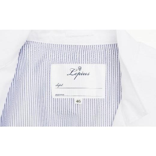 ふるさと納税 服 男 東京都 台東区 レピウスの白衣 メンズ スタンドカラーZIP ショートコート 長袖 ストレッチ素材 ／ ネーム刺繍付き (サイズ：50サイズ) 50…の画像