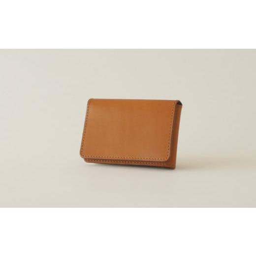 ふるさと納税 ファッション 兵庫県 川西市 No.292-01 革かばん・purr(パー) Lpasscase(camel) / カードケース 革製品 オイルレザー 牛革 兵庫県 キャメル