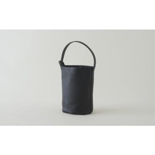 ふるさと納税 カバン 兵庫県 川西市 No.293-02 purr(パー) three | SMALL onehandle bag(black) / バケツ型バッグ 革製品 ソフトシュリンク 牛革 兵庫県 ブ…