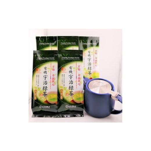 ふるさと納税 京都府 宇治田原町 有機宇治上煎茶80g×5本+ティーポット付