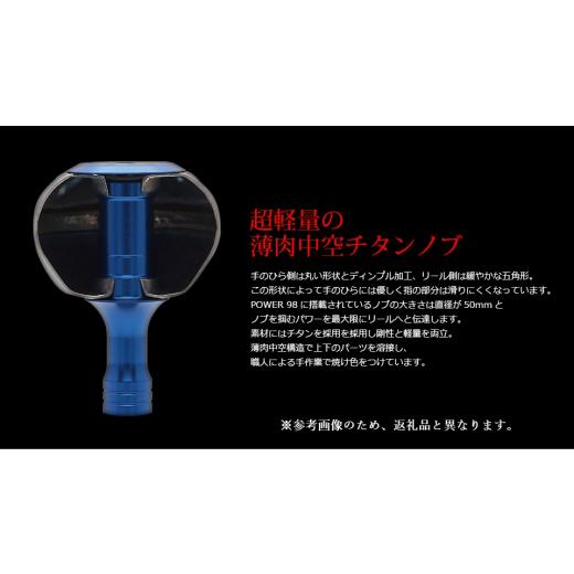 ふるさと納税 フィッシング リール 三重県 亀山市  ガンメタ×レッド LIVRE リブレ Power88（シマノ 左タイプ）リールサイズ 8000〜14000 亀山市／有限会社メ…の画像