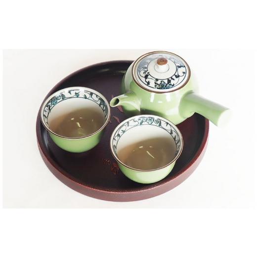 ふるさと納税 陶磁器・漆器・ガラス 高知県 高知市 土佐古代塗 8寸 (24cm) 丸盆 (普段使いにちょうどいい) 美禄堂 ATBF042の画像
