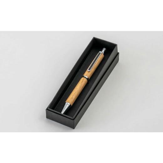 ふるさと納税 木工品・竹工品 島根県 松江市 ボールペン 銘木ボールペン(樫) 島根県松江市／木工芸濱田工房 ALDV001 ｜ボールペン 木 木材 工芸 あたたかみ 天…の画像