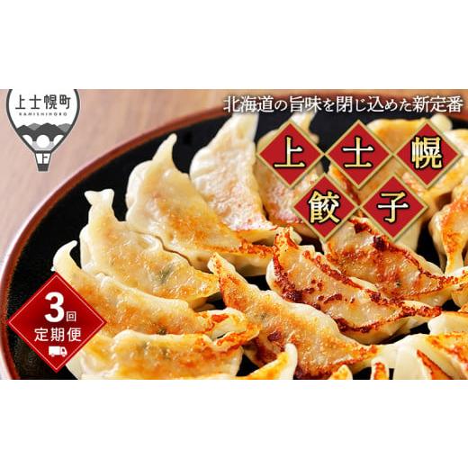 ふるさと納税 惣菜・レトルト 冷凍 北海道 上士幌町 上士幌餃子 定期便 3回 3ヵ月コース ぎょうざ ギョウザ 国産 北海道 十勝産SPF豚使用 冷凍生餃子 お惣菜 …