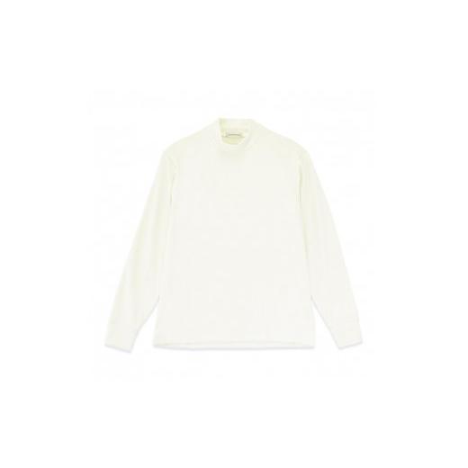 ふるさと納税 服 男 愛媛県 松山市 オフホワイト 保湿・ストレッチメンズハイネックカットソー(FL22FW-010M) サイズXL サイズ XL