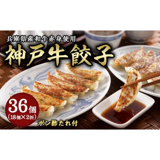 ふるさと納税 惣菜・レトルト 冷凍 兵庫県 芦屋市 芦屋 伊東屋謹製「神戸牛餃子」2折セット (ポン酢タレ付き付) 餃子 ぎょうざ ギョーザ 中華 点心 惣菜 簡単 …