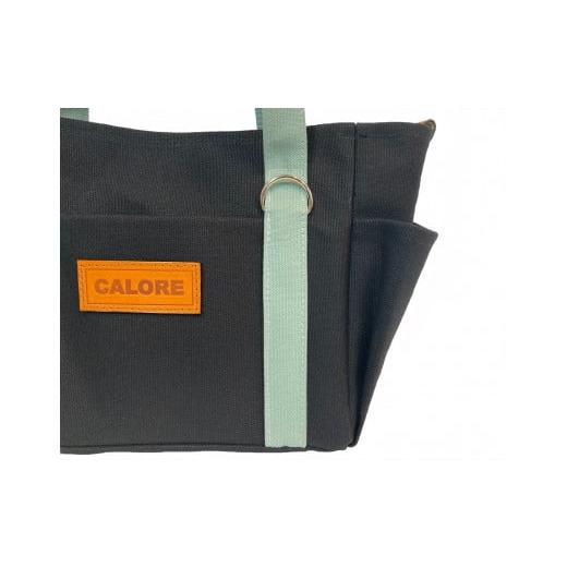 ふるさと納税 アウトドアグッズ バッグ 長崎県 時津町 ブラック×ミント お散歩バッグ 小物 ショルダーバッグ 男女兼用 ブラック×ミント