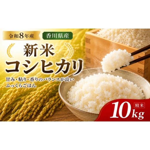 ふるさと納税 米 コシヒカリ 香川県 東かがわ市   令和8年産新米 香川県産コシヒカリ10kg(精米) お米 白米 ライス ご飯 ブランド米 銘柄米 お弁当…
