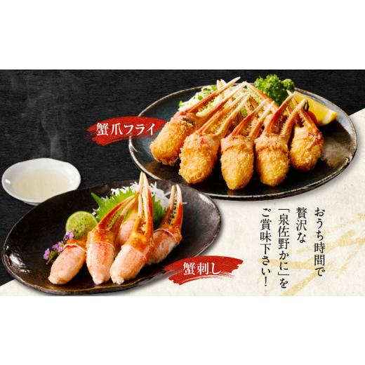 ふるさと納税 カニ ずわいガニ 大阪府 泉佐野市  高評価 本ズワイ蟹 爪肉 500g カット済み（2-3人前） 2Lサイズ ボイル ずわいがに カニ 海鮮 訳あり サイズ不…の画像