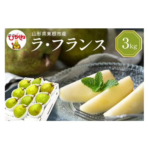 ふるさと納税 梨 山形県 東根市 2026年産 西洋梨 ラフランス 3kg 秀品 化粧箱入り 山形県 東根市 東根農産センター提供 hi027-195-r8 ラフランス 3kg