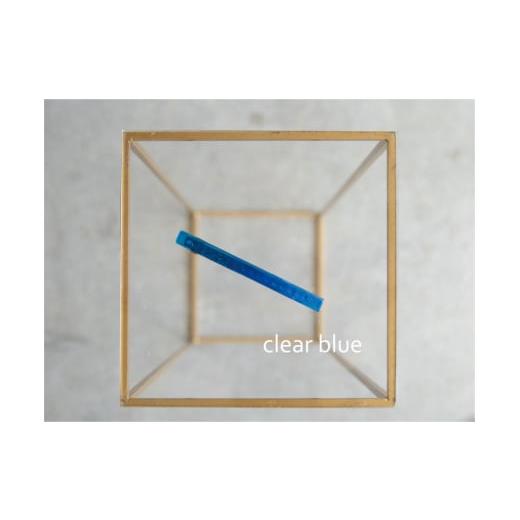 ふるさと納税 アクセサリー かんざし・髪留め 大阪府 河内長野市 アクリル製ロングバレッタ clear blue(クリアブルー) eME long baretta 髪留め ヘアクリッ…
