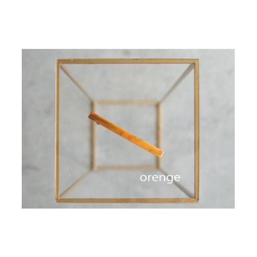 ふるさと納税 アクセサリー かんざし・髪留め 大阪府 河内長野市 アクリル製ロングバレッタ orange(オレンジ) eME long baretta 髪留め ヘアクリップ ヘアア…