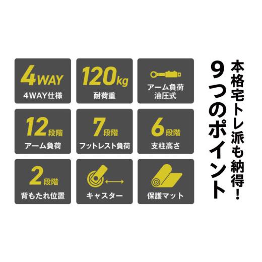 ふるさと納税 スポーツ・アウトドア 大阪府 高槻市 ベンチプレス マルチワークアウトジム／FAG2022 AOAB064 ベンチ 台 可変式ベンチ フラットベンチ トレーニ…