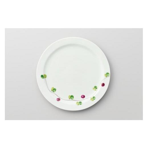 ふるさと納税 食器・グラス 皿 佐賀県 有田町 有田焼 オリーブ カフェプレート 小島芳栄堂 A22-14の画像
