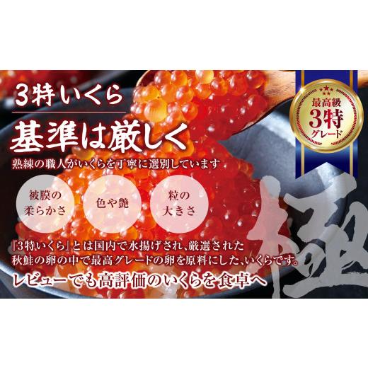 ふるさと納税 岩手県 陸前高田市 ＼TVで紹介されました／ 国産 いくら 70g (鮭卵) 醤油漬け 冷凍 最上級グレード 3特  【 お試し ikura 鮭 鮭卵 醤油 海鮮 魚…｜furusatochoice｜05