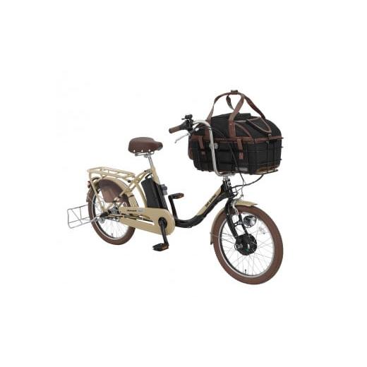ふるさと納税 自転車 電動アシスト自転車 埼玉県 吉川市 570-001 ペットポーターアシスト(丸石サイクル)ラテベージュ×ブラック ラテベージュ×ブラック