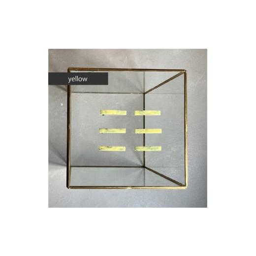 ふるさと納税 アクセサリー かんざし・髪留め 大阪府 河内長野市 アクリル製ショートバレッタ yellow(イエロー) eME barretta 2 short 髪留め ヘアクリップ…