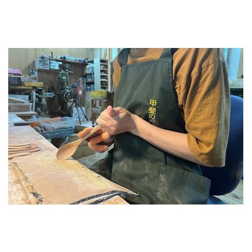 ふるさと納税 食器・グラス スプーン 大分県 由布市  湯布院・カトラリー専門　甲斐のぶお工房 木製 利き手スプーン（左利き用）2本セット_6