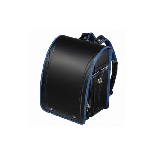 ふるさと納税 カバン 富山県 富山市 クロ×マリン*背ブルー フィットちゃんランドセル グッドボーイ安ピカッ楽ッション クロ×マリン*背ブルー