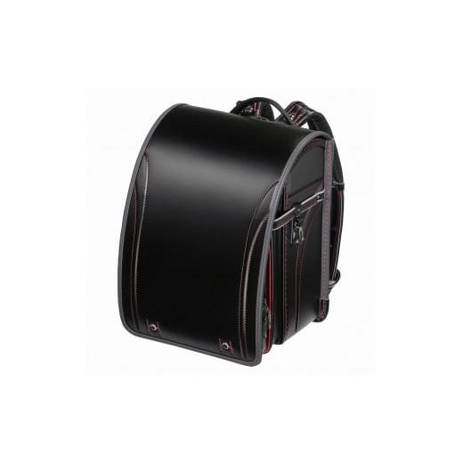 ふるさと納税 カバン 富山県 富山市 クロ×アカステッチ*背クロ フィットちゃんランドセル グッドボーイ安ピカッ楽ッション クロ×アカステッチ*背クロ