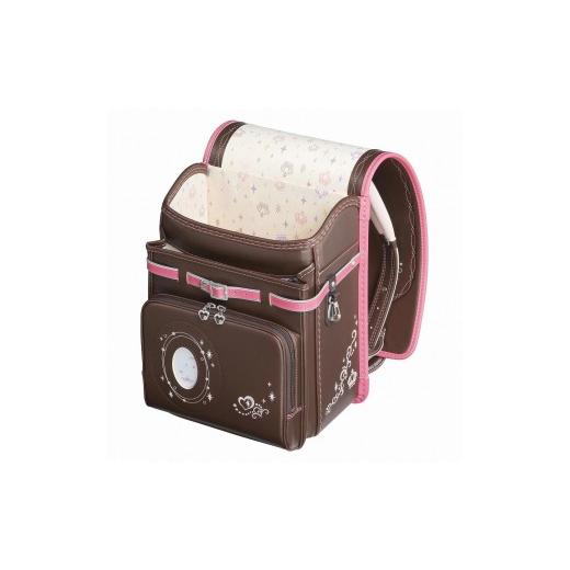 ふるさと納税 カバン 富山県 富山市 ブラウン×ホットピンク フィットちゃんランドセル　リトルスタープリンセス安ピカッ楽ッション ブラウン×ホットピンク_4