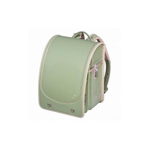ふるさと納税 カバン 富山県 富山市 ピスタチオグリーン×ベージュ フィットちゃんランドセル リトルスタープリンセス安ピカッ楽ッション ピスタチオグリー…