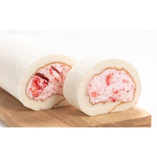 ふるさと納税 ケーキ・カステラ ロールケーキ 奈良県 明日香村 米粉でつくったいちごのロールケーキ(1本) 1本