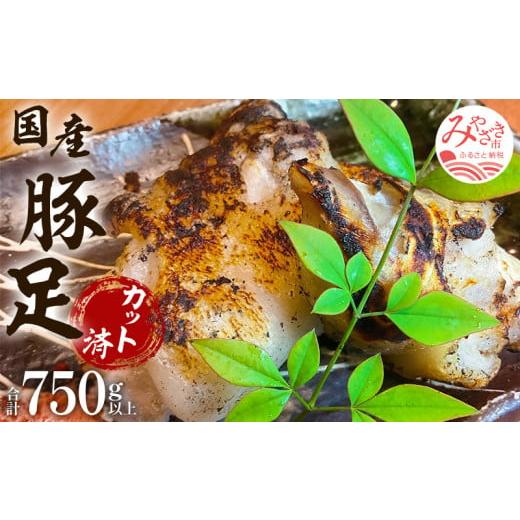 ふるさと納税 宮崎県 宮崎市 豚足(約150g〜200g)5パック 特製塩付き