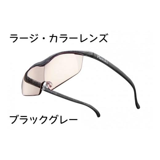 ふるさと納税 小物 千葉県 印西市 ハズキルーペ ラージ・カラーレンズ 1.6倍率 ブラックグレー 0281 ブラックグレー