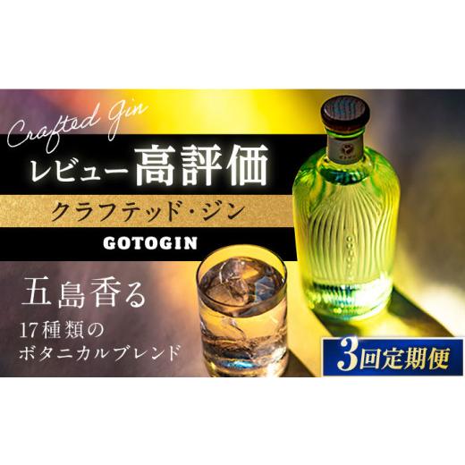 ふるさと納税 お酒 長崎県 五島市 3回定期便 GOTOGIN（ゴトジン）500ml