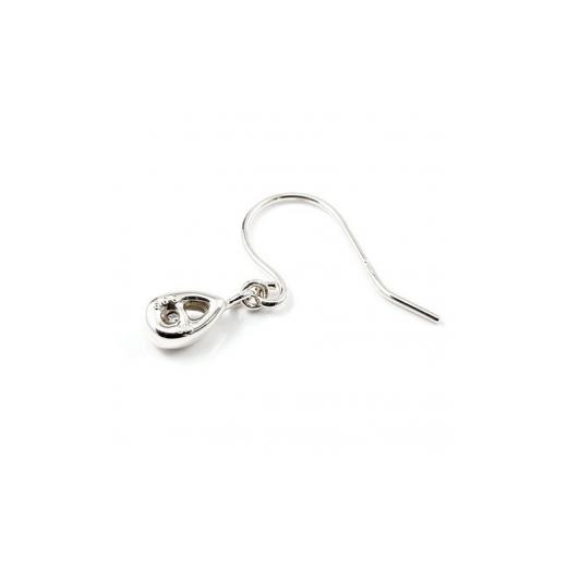 ふるさと納税 アクセサリー ピアス 山梨県 昭和町  プラチナ ピアス ダイヤモンド フック ダイヤ 0.1ct フックピアス ペア pt900 シンプル ティアドロップ 雫 …の画像