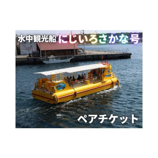 ふるさと納税 神奈川県 三浦市 A11-021 水中観光船「にじいろさかな号」ペア乗船券