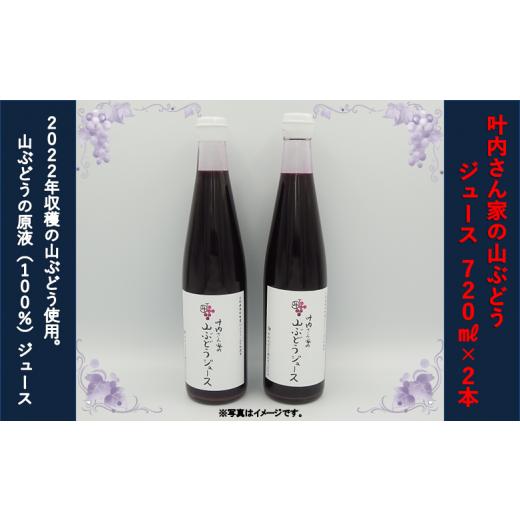 ふるさと納税 山形県 舟形町 叶内さん家の山ぶどうジュース(100%原液)720ml×2本