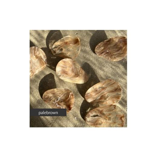 ふるさと納税 アクセサリー かんざし・髪留め 大阪府 河内長野市 アクリル製 ヘアクリップ ヘアアクセサリー pale brown(ペールブラウン) eME peta ペール…