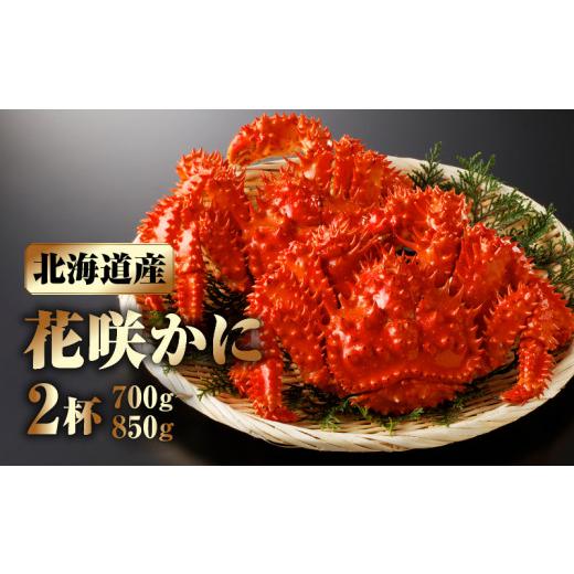 ふるさと納税 カニ 花咲ガニ 北海道 浜中町 花咲かに2杯セット(1杯700g〜850g)_H0001-1511 2杯 約1.4kg (1杯700g〜850g)