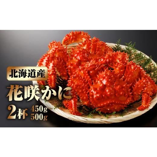 ふるさと納税 カニ 花咲ガニ 北海道 浜中町 花咲かに2杯セット(1杯450g〜500g)_H0001-118 2杯 約900g (1杯450g〜500g)